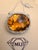 Modern Natural 48 Carat Oval Citrine & Diamond Pendant 14 Karat White Gold Necklace For Sale - Image 3 of 8