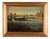 Unknown, Bridge and Fishermen, 1800s, Oil on Board For Sale