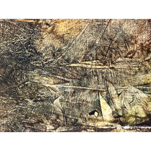 1980s Sandra Hoffman 20th C. American Philadelphia Triptych Landscape Painting For Sale - Image 5 of 9