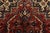 Heriz Rug 7’11” X 11′ Red Wool Vintage Traditional Hand-Knotted Carpet For Sale - Image 9 of 15