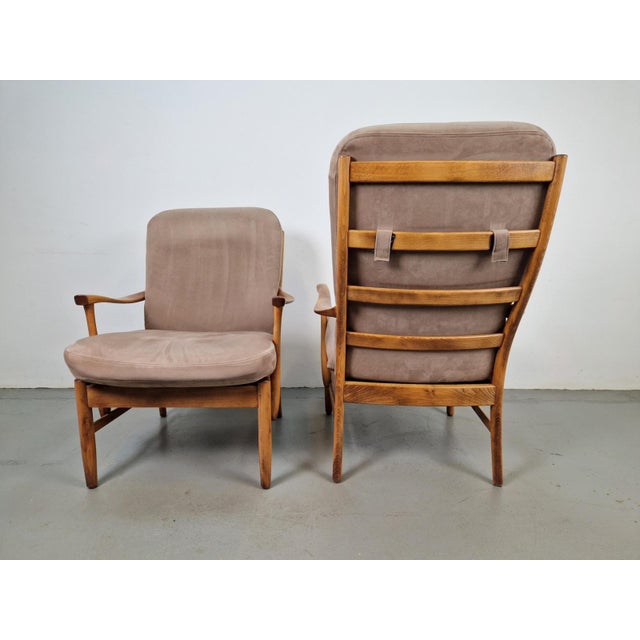 Vintage Beech Chairs from Farstrup Møbler, 1970s, Set of 2 For Sale - Image 10 of 17
