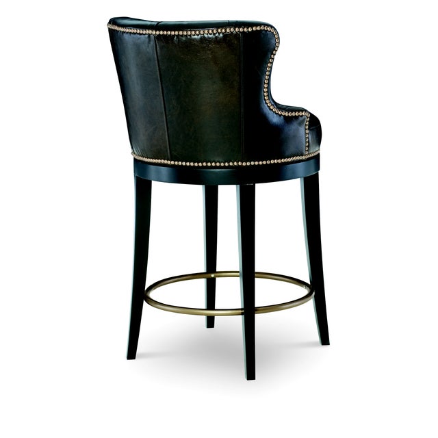 This piece is available only as shown, and will ship in 2-3 weeks. A refined stool from Century Furniture's Century...