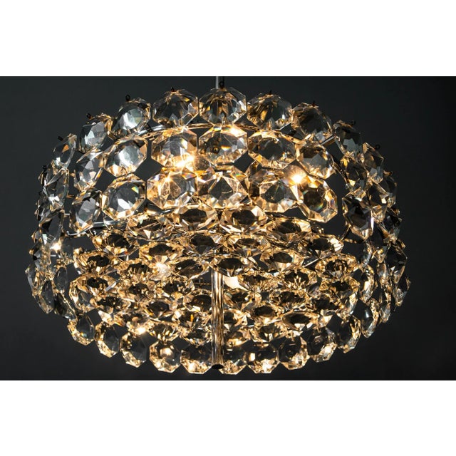 Chromed Chandelier from Bakalowits, Vienna, 1950s For Sale - Image 13 of 18