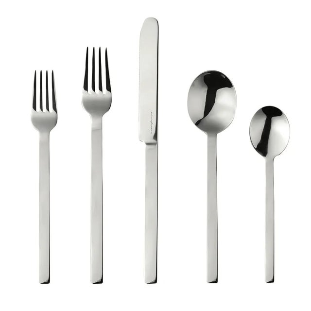 Contemporary Mepra Stile 5-Piece Flatware Set For Sale - Image 3 of 3