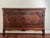 Brown Antique Carved Burlwood Full Size Bed Frame For Sale - Image 8 of 12