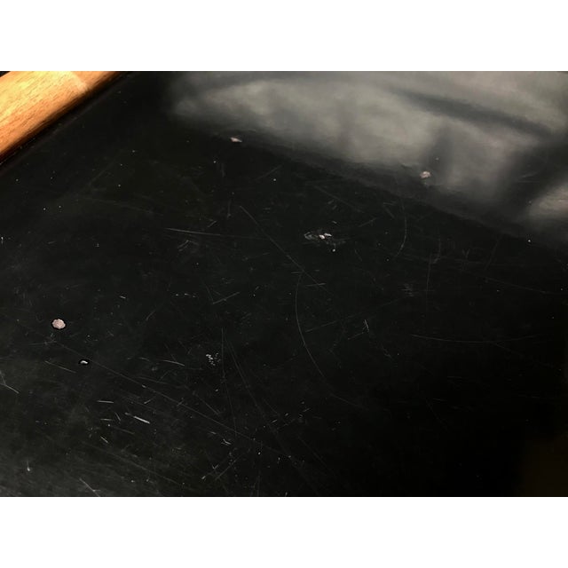 1940s Campaign-Style Collapsible Walnut End Tables - A Pair For Sale - Image 15 of 18