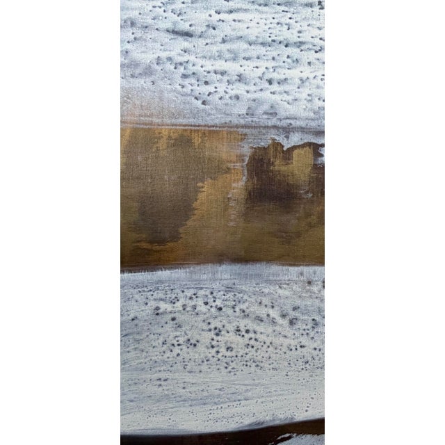 Wood Original Abstract Painting Titled King Tide For Sale - Image 7 of 8