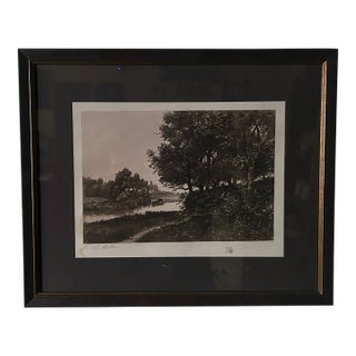 Framed Ca. 1900 Lithograph of Pastor For Sale