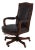 Maitland Smith Leather Office Chair Model 1015 For Sale