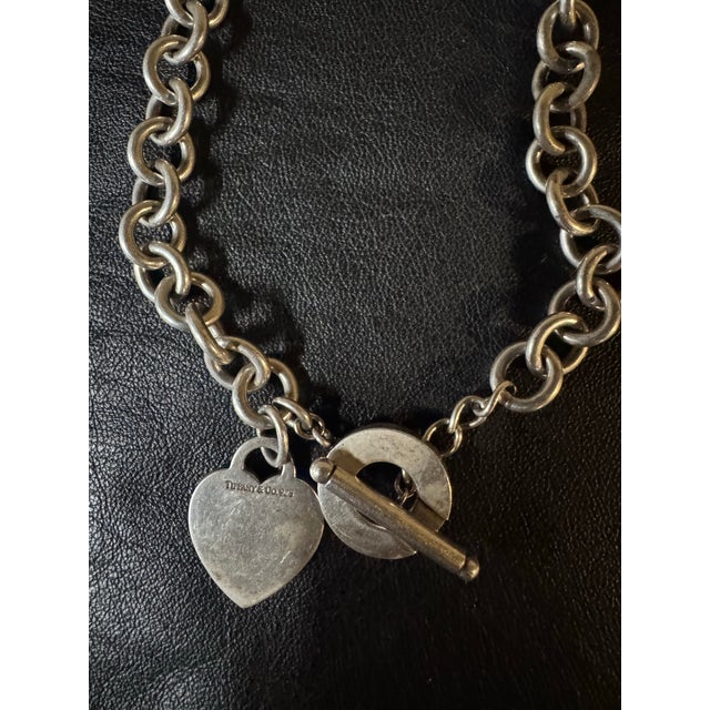 Vintage Tiffany Staring Silver Necklace For Sale - Image 9 of 10