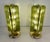 Murano Glass Table Lamps in Ribbed Green Glass and Brass, 2000s, Set of 2 For Sale - Image 4 of 18