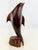 Vintage Hand-Carved Wood Dolphin Sculpture For Sale - Image 4 of 11