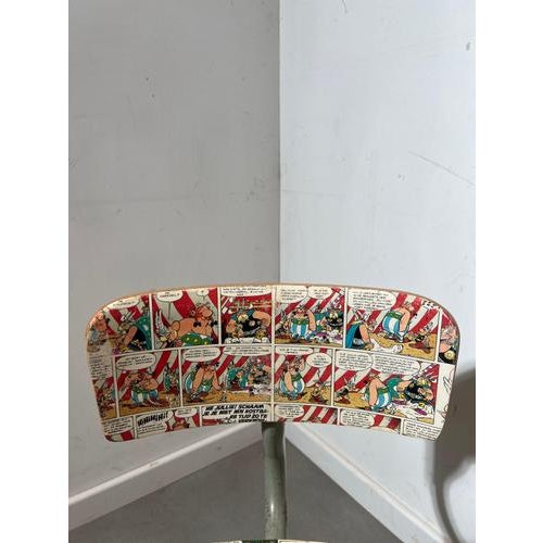 Vintage Comic Print Stool For Sale - Image 3 of 5