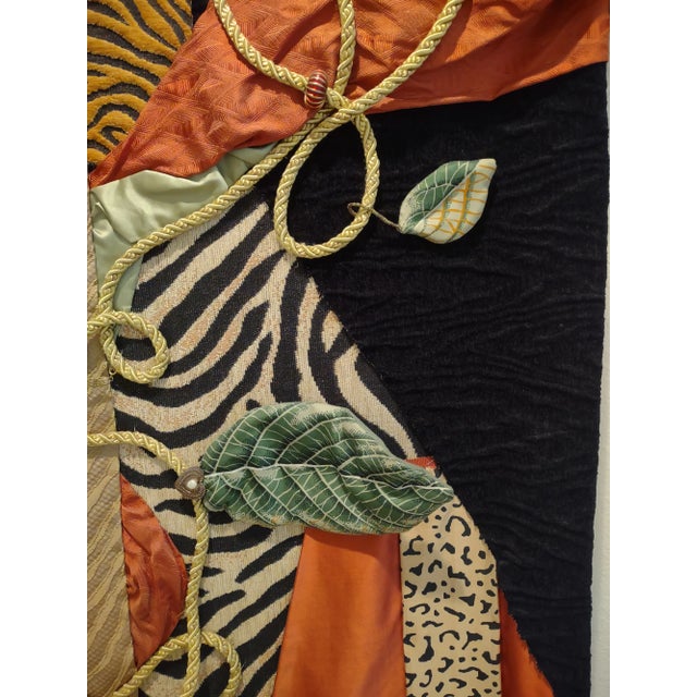 This "one of a kind" fabric tapestry/collage was designed and hand sewn by Winter Park artist Anne Yates Burst. Anne...