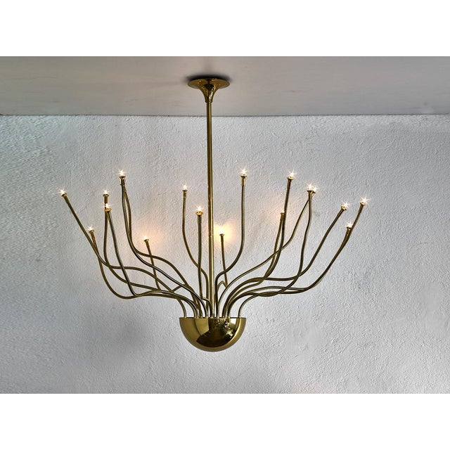 Mid-Century Modern Large Medusa Ceiling Lamp from Florian Schulz, 1980s For Sale - Image 3 of 10