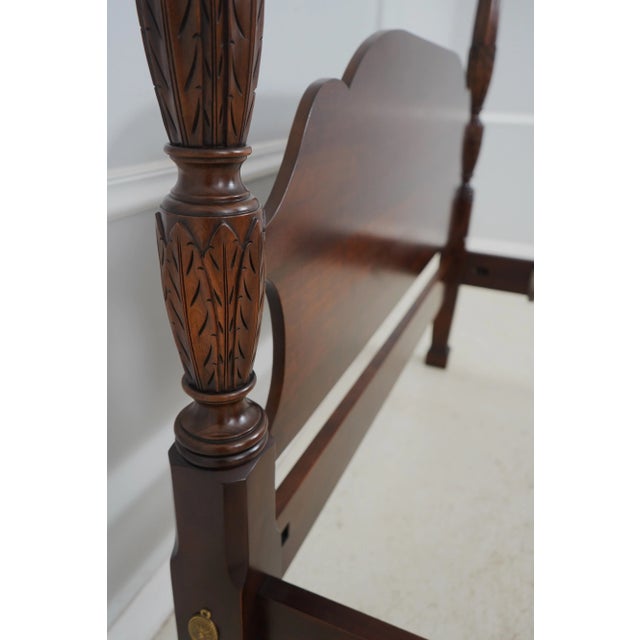 Statton Queen Size 4 Post Poster Bed For Sale In Philadelphia - Image 6 of 12