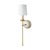 Metal Regina Andrew Fisher Steel Single Sconce, Gold For Sale - Image 7 of 7