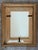 Burnt Orange Vintage Contemporary Artist Donald Nolan's "Grandma's Mirror" Signed Reproduction on Canvas For Sale - Image 8 of 10