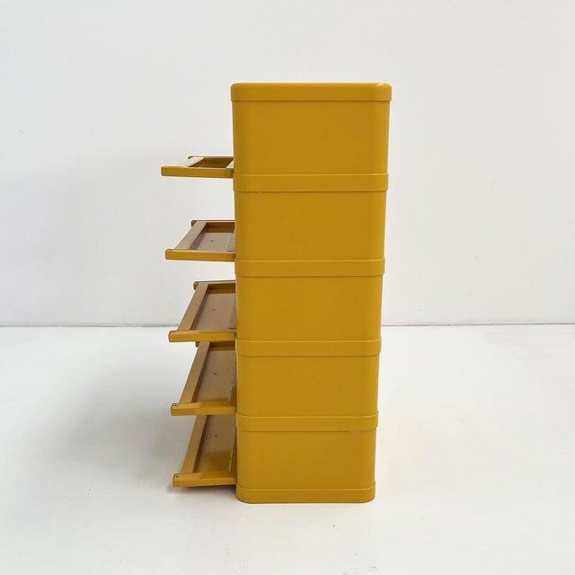 1970s Red Model 4964 Chest of Drawers by Olaf von Bohr for Kartell, 1970s For Sale - Image 5 of 13