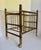 Mid-Century Cantebury Brass Magazine Rack on Wheels For Sale - Image 4 of 12