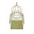 Green Metal Vintage Victorian Birdcage For Sale - Image 4 of 5