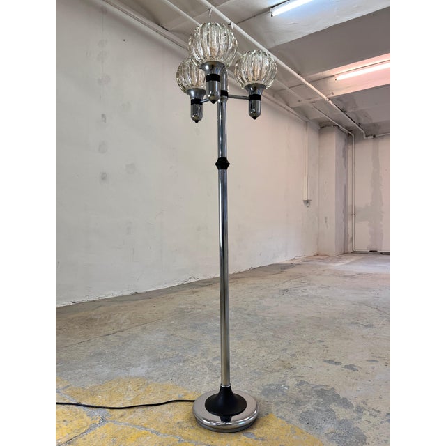 Chrome Floor Lamp, 1970s For Sale - Image 6 of 11