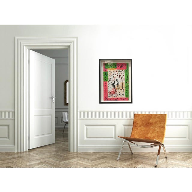 1990s Purvis Young 1990 Mixed Media Painting Framed, Signed, 36.50” X 26” For Sale - Image 5 of 9