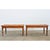 French Vintage Pair of Parquet Coffee Tables For Sale - Image 11 of 15