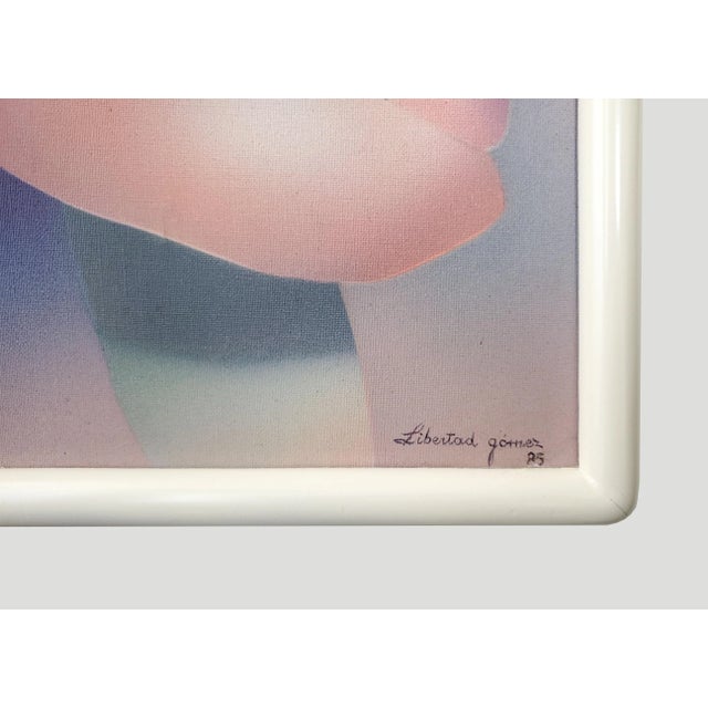 1985 Painting by Libertad Gomez For Sale - Image 12 of 12
