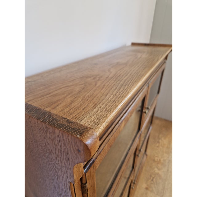 Vintage Minty Limited Oak Barrister Bookcase, 1930s For Sale - Image 4 of 14