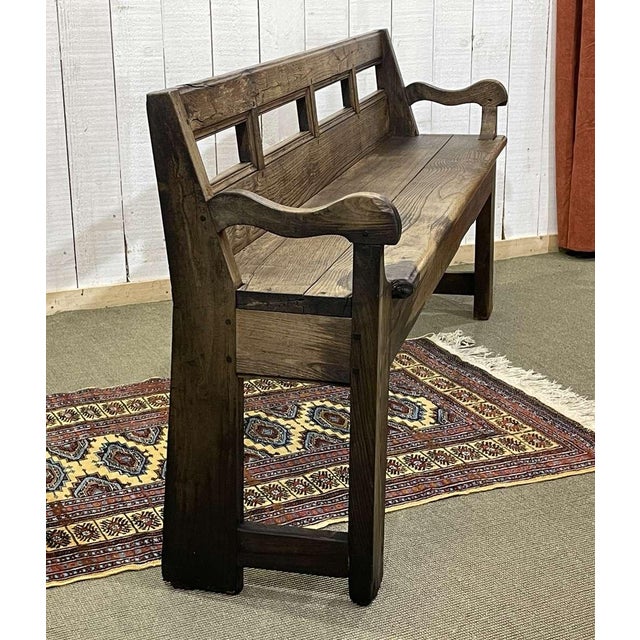 Late 19th Century Rustic Chestnut Bench For Sale - Image 10 of 18