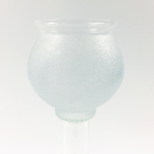 Scandinavian Minimalist Glass Vase from Bergdala, Sweden, 1970s For Sale - Image 3 of 10