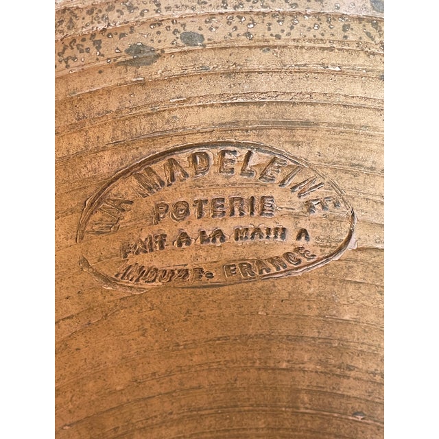 Antique French Glazed Terracotta Anduze Planters, Signed For Sale - Image 18 of 18