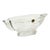 Clear glass Art Deco fruit bowl from the Luxval collection of 1935; this is No. 38 Coupe Marcelle designed by Charles...