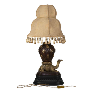 Vintage Orientalist Camel Table Lamp, Mid-20th-Century