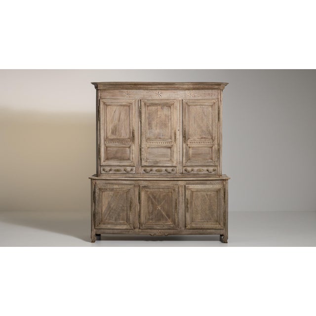 Mid 19th Century French Provincial Brown Wood China & Display Cabinets For Sale - Image 13 of 14