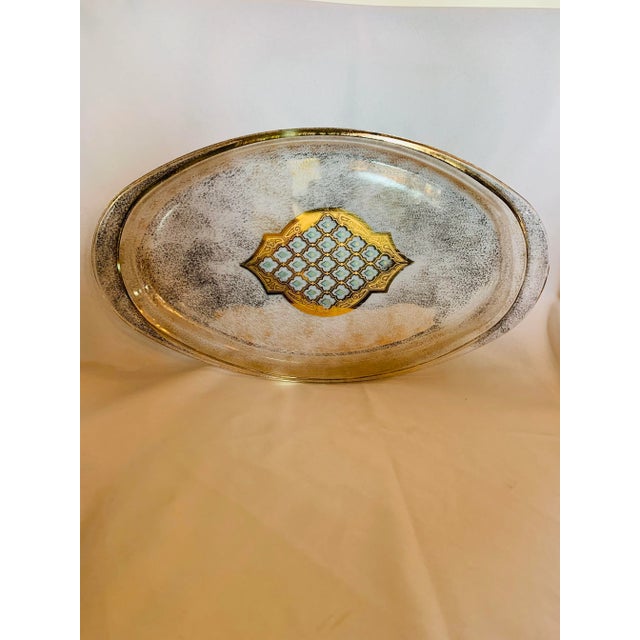 Vintage Culver Ltd. "Valenica" Pattern Pyrex Server/Platter For Sale - Image 13 of 13