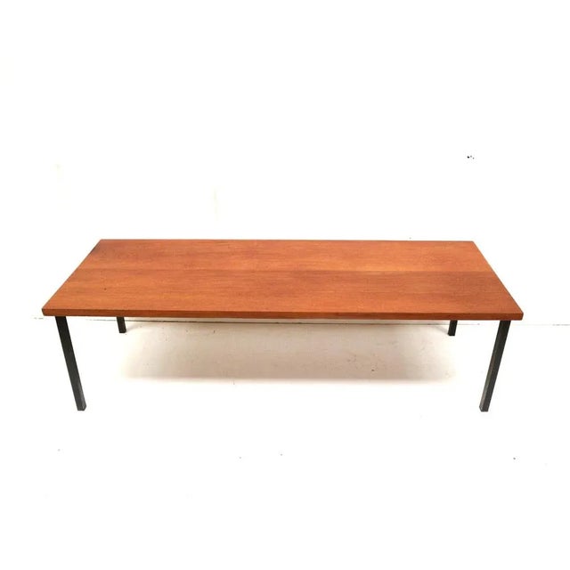 Large Vintage Rectangular Coffee Table, 1960s For Sale - Image 4 of 4
