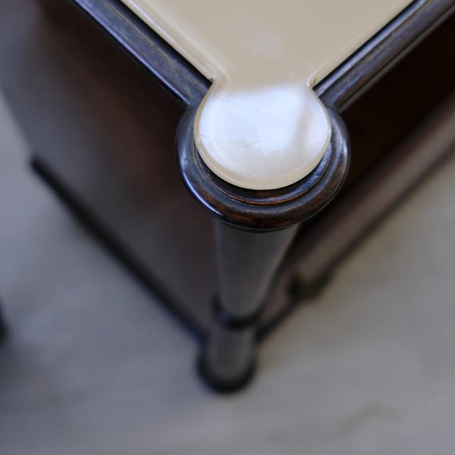 Brown Rosewood Bedside Tables from Brembilla Bergamo Furnishings, 1960s, Set of 2 For Sale - Image 8 of 18