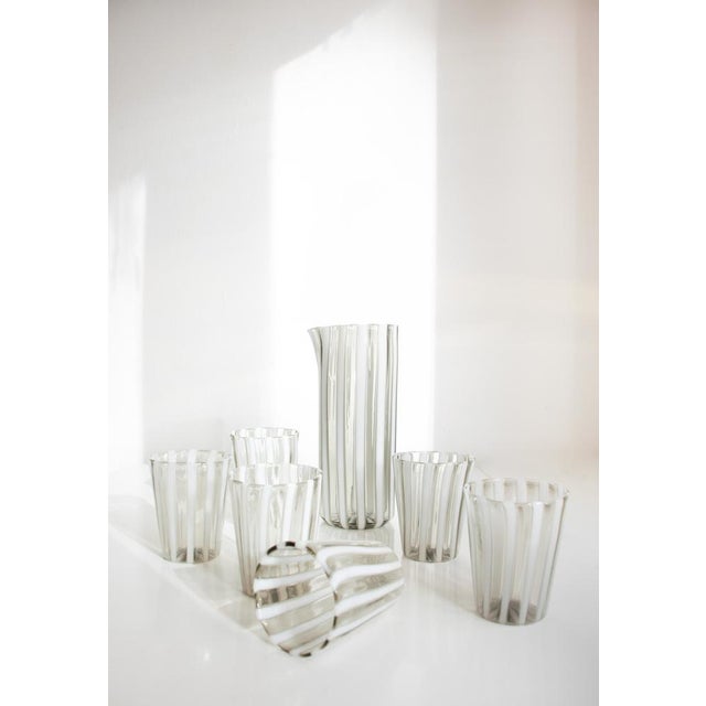 Italian Murano Glassware Set, 2004, Set of 6 For Sale - Image 9 of 18