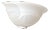 Half Bell Wall Light in Milky Glass For Sale