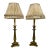 Pair of Louis-Philippe Bronze Candlestick Lamps, 19th Century For Sale