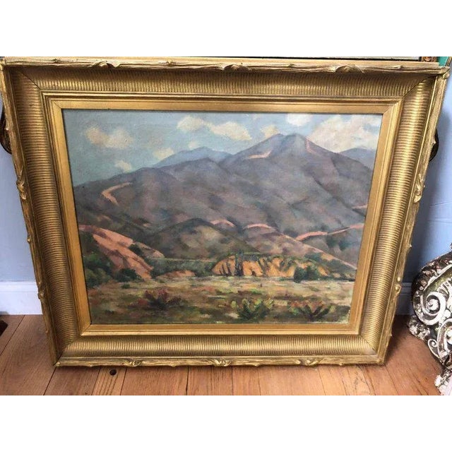 1940s Impressionist Landscape Painting Signed William Sheldon Horton For Sale - Image 9 of 11