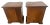 1960s Heritage Grand Tour Curved Walnut Nightstands End Tables Cabinet, Shelf Set of Two For Sale In Palm Springs - Image 6 of 12