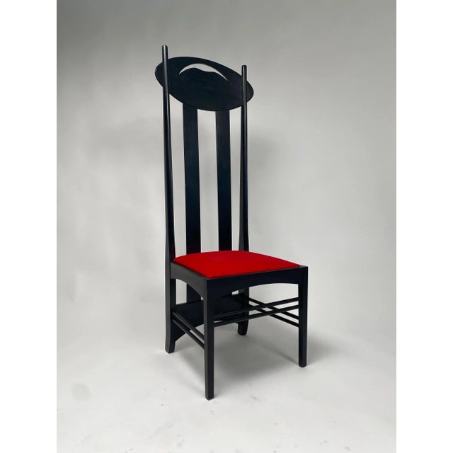 Set of Argyle Chairs attributed to Charles R Mackintosh for Atelier International, 1990 For Sale - Image 3 of 11