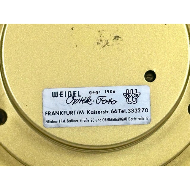 Mid-Century German Weigel Optik Foto Brass Weather Station, 1960s For Sale - Image 6 of 7