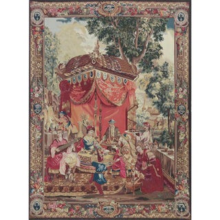 1990s French Tapestry Recreation “The Collation” For Sale