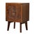 Featuring a beautifully textured door front and minimalist structure, this small table brings artistry and practicality...