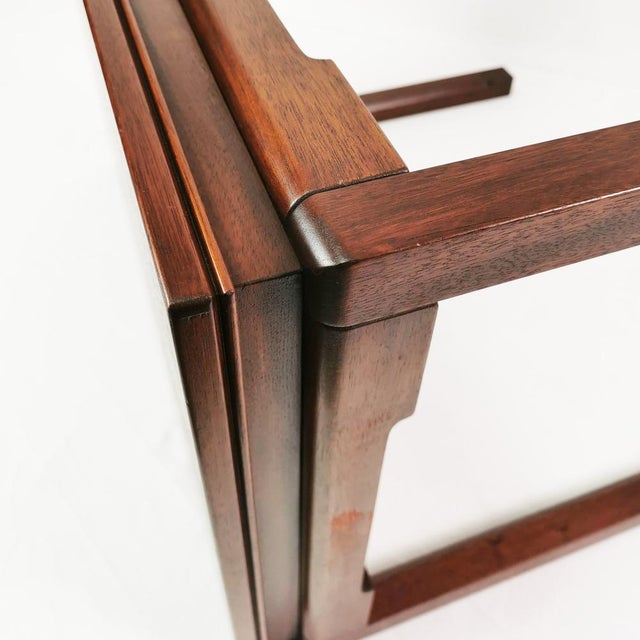 Mid-Century Mahogany Coffee Table, Denmark, 1970s For Sale - Image 11 of 15