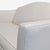 Ethan Allen Cream Leather Loveseat With Wood Legs For Sale In San Francisco - Image 6 of 8